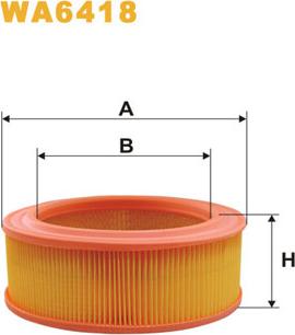 WIX Filters WA6418 - Gaisa filtrs autodraugiem.lv