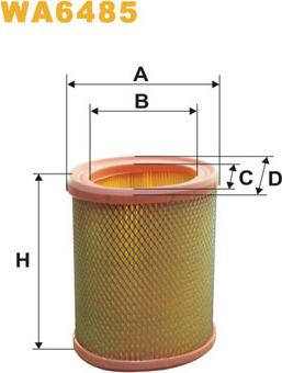 WIX Filters WA6485 - Gaisa filtrs autodraugiem.lv