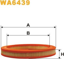 WIX Filters WA6439 - Gaisa filtrs autodraugiem.lv