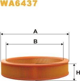 WIX Filters WA6437 - Gaisa filtrs autodraugiem.lv