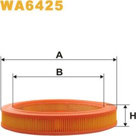 WIX Filters WA6425 - Gaisa filtrs autodraugiem.lv