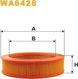 WIX Filters WA6428 - Gaisa filtrs autodraugiem.lv