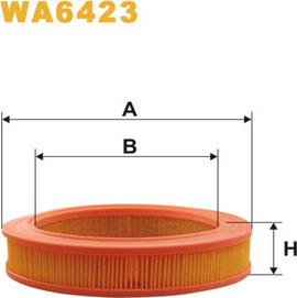 WIX Filters WA6423 - Gaisa filtrs autodraugiem.lv