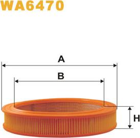 WIX Filters WA6470 - Gaisa filtrs autodraugiem.lv