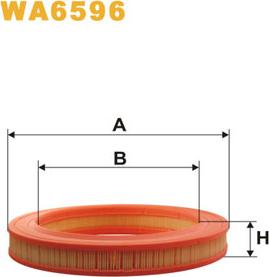 WIX Filters WA6596 - Gaisa filtrs autodraugiem.lv