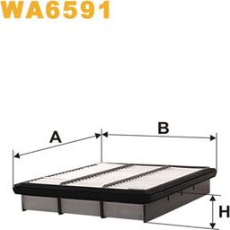 WIX Filters WA6591 - Gaisa filtrs autodraugiem.lv