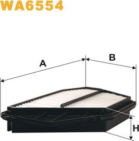 WIX Filters WA6554 - Gaisa filtrs autodraugiem.lv