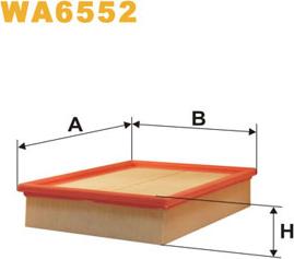 WIX Filters WA6552 - Gaisa filtrs autodraugiem.lv