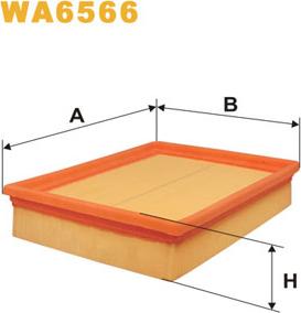 WIX Filters WA6566 - Gaisa filtrs autodraugiem.lv