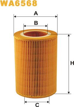 WIX Filters WA6568 - Gaisa filtrs autodraugiem.lv