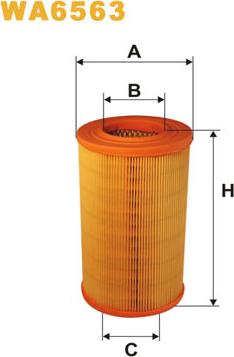 WIX Filters WA6563 - Gaisa filtrs autodraugiem.lv