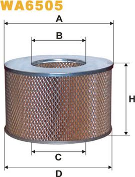 WIX Filters WA6505 - Gaisa filtrs autodraugiem.lv