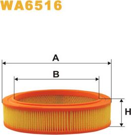 WIX Filters WA6516 - Gaisa filtrs autodraugiem.lv