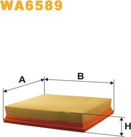 WIX Filters WA6589 - Gaisa filtrs autodraugiem.lv