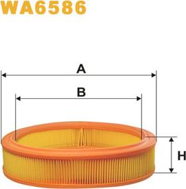 WIX Filters WA6586 - Gaisa filtrs autodraugiem.lv