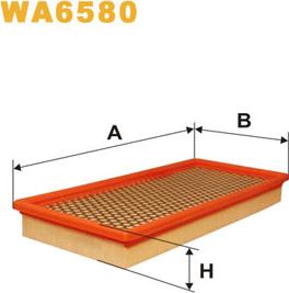 WIX Filters WA6580 - Gaisa filtrs autodraugiem.lv