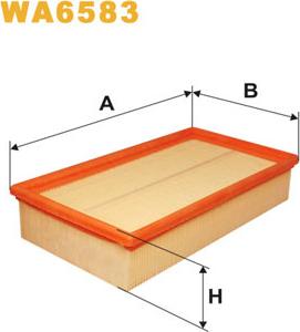 WIX Filters WA6583 - Gaisa filtrs autodraugiem.lv