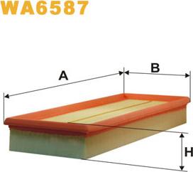 WIX Filters WA6587 - Gaisa filtrs autodraugiem.lv