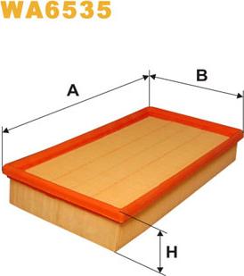 WIX Filters WA6535 - Gaisa filtrs autodraugiem.lv