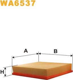 WIX Filters WA6537 - Gaisa filtrs autodraugiem.lv