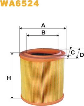 WIX Filters WA6524 - Gaisa filtrs autodraugiem.lv