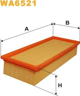 WIX Filters WA6521 - Gaisa filtrs autodraugiem.lv