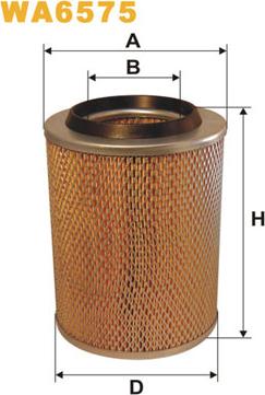 WIX Filters WA6575 - Gaisa filtrs autodraugiem.lv
