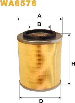 WIX Filters WA6576 - Gaisa filtrs autodraugiem.lv