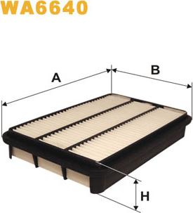 WIX Filters WA6640 - Gaisa filtrs autodraugiem.lv