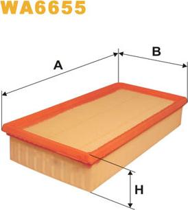 WIX Filters WA6655 - Gaisa filtrs autodraugiem.lv