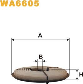 WIX Filters WA6605 - Gaisa filtrs autodraugiem.lv