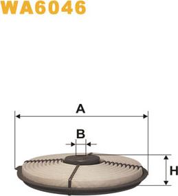 WIX Filters WA6046 - Gaisa filtrs autodraugiem.lv