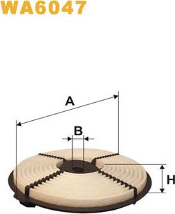 WIX Filters WA6047 - Gaisa filtrs autodraugiem.lv