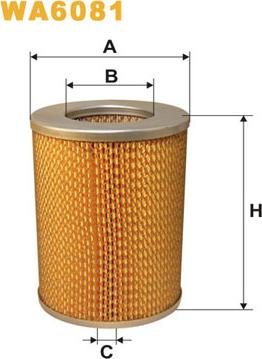 WIX Filters WA6081 - Gaisa filtrs autodraugiem.lv