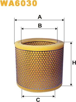 WIX Filters WA6030 - Gaisa filtrs autodraugiem.lv