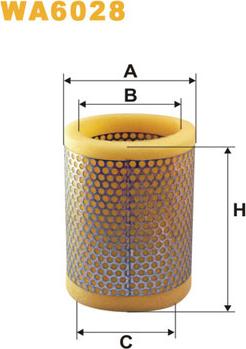 WIX Filters WA6028 - Gaisa filtrs autodraugiem.lv