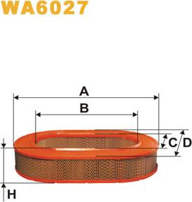 WIX Filters WA6027 - Gaisa filtrs autodraugiem.lv