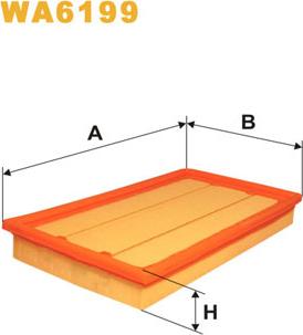 WIX Filters WA6199 - Gaisa filtrs autodraugiem.lv