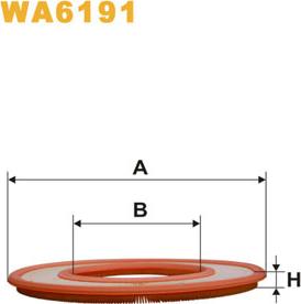 WIX Filters WA6191 - Gaisa filtrs autodraugiem.lv