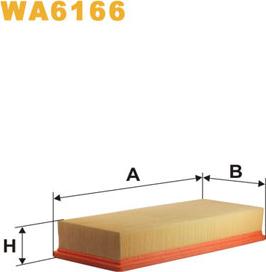 WIX Filters WA6166 - Gaisa filtrs autodraugiem.lv