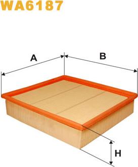WIX Filters WA6187 - Gaisa filtrs autodraugiem.lv