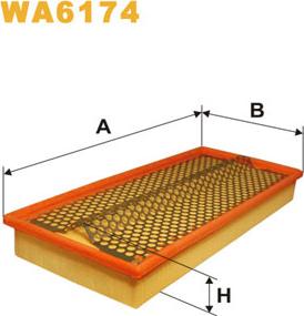 WIX Filters WA6174 - Gaisa filtrs autodraugiem.lv