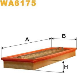 WIX Filters WA6175 - Gaisa filtrs autodraugiem.lv