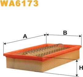 WIX Filters WA6173 - Gaisa filtrs autodraugiem.lv