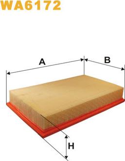WIX Filters WA6172 - Gaisa filtrs autodraugiem.lv