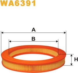 WIX Filters WA6391 - Gaisa filtrs autodraugiem.lv