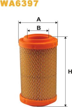 WIX Filters WA6397 - Gaisa filtrs autodraugiem.lv