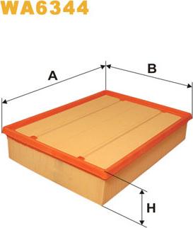 WIX Filters WA6344 - Gaisa filtrs autodraugiem.lv