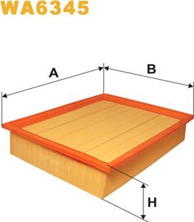 WIX Filters WA6345 - Gaisa filtrs autodraugiem.lv