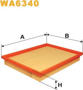 WIX Filters WA6340 - Gaisa filtrs autodraugiem.lv